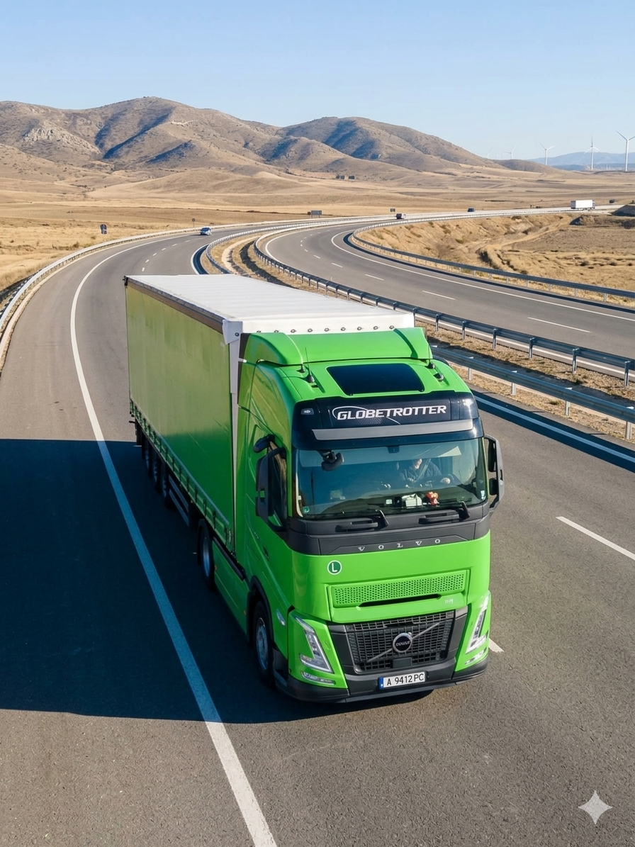 Curtain-side tractor 1